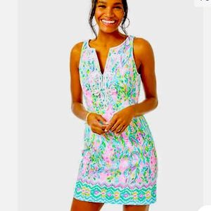 Lilly Pulitzer gabby shift dress Unicorn By The Sea size 4 NEW with tags
